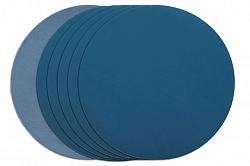 Фото анонса: Диск шлифовальный на велкро основе P120, 125мм / без отв., синий, 5 шт.